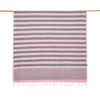 Agatha fairtrade handmade towel pink